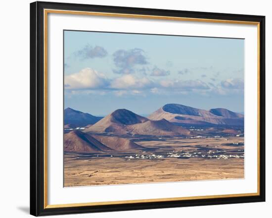 Cinder Cones in the Centre of the Island Near Tinajo, a Relic of the Island's Active Volcanic Past-Robert Francis-Framed Photographic Print