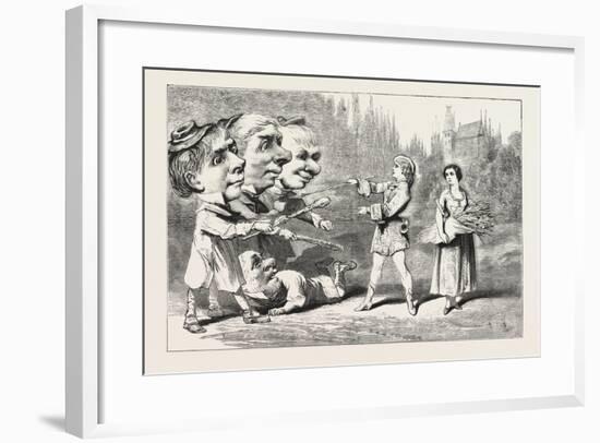 Cinderella, at the Covent Garden Theatre, London, 1876, UK-null-Framed Giclee Print