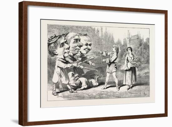 Cinderella, at the Covent Garden Theatre, London, 1876, UK-null-Framed Giclee Print