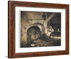 Cinderella by the Fire-null-Framed Photographic Print