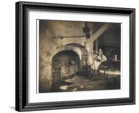 Cinderella by the Fire-null-Framed Photographic Print