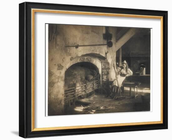 Cinderella by the Fire-null-Framed Photographic Print