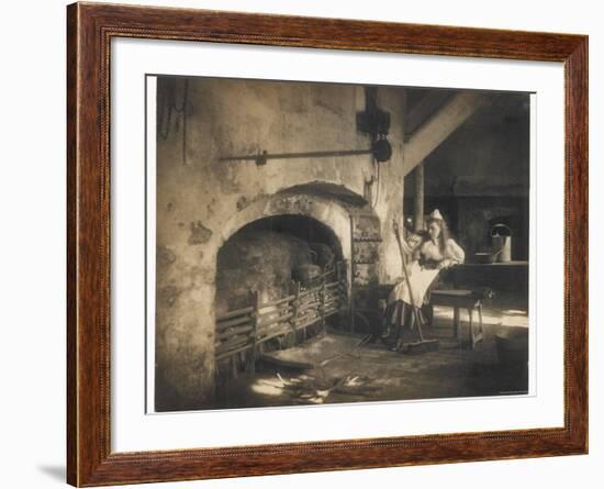 Cinderella by the Fire-null-Framed Photographic Print