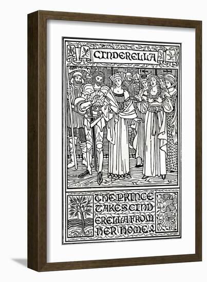 Cinderella, C1895-Arthur Joseph Gaskin-Framed Giclee Print