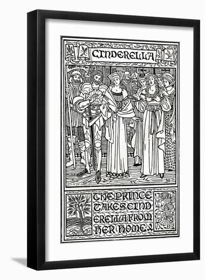 Cinderella, C1895-Arthur Joseph Gaskin-Framed Giclee Print