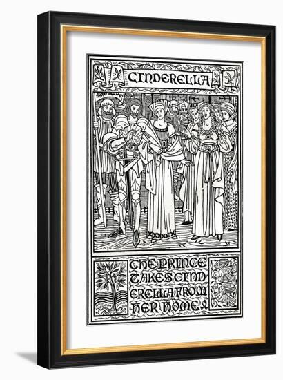 Cinderella, C1895-Arthur Joseph Gaskin-Framed Giclee Print