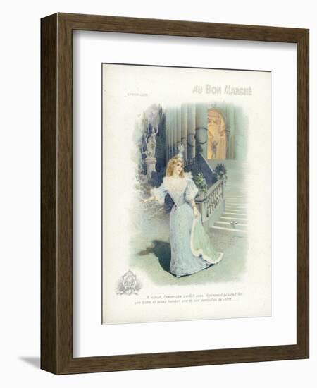 Cinderella Fleeing the Ball-null-Framed Giclee Print
