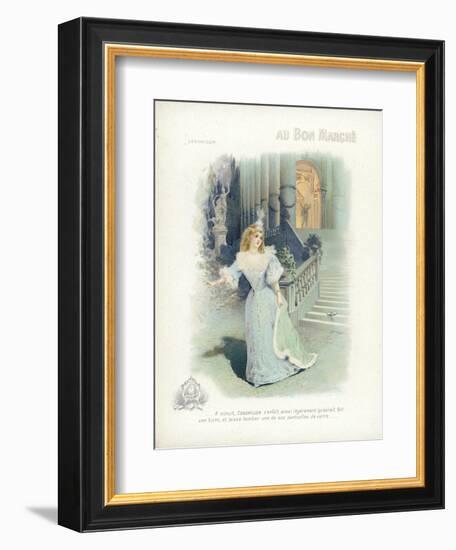 Cinderella Fleeing the Ball-null-Framed Giclee Print