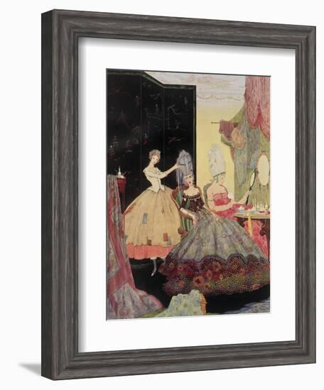 Cinderella From an Illustrated Children's Book.-null-Framed Giclee Print