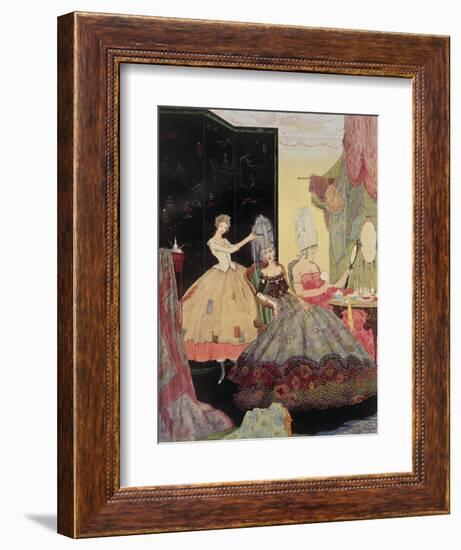 Cinderella From an Illustrated Children's Book.-null-Framed Giclee Print