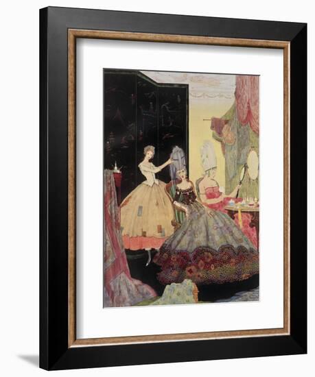 Cinderella From an Illustrated Children's Book.-null-Framed Giclee Print