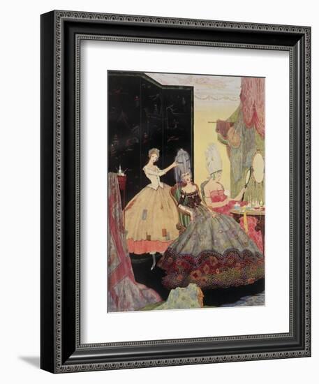 Cinderella From an Illustrated Children's Book.-null-Framed Giclee Print