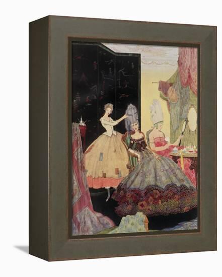 Cinderella From an Illustrated Children's Book.-null-Framed Premier Image Canvas