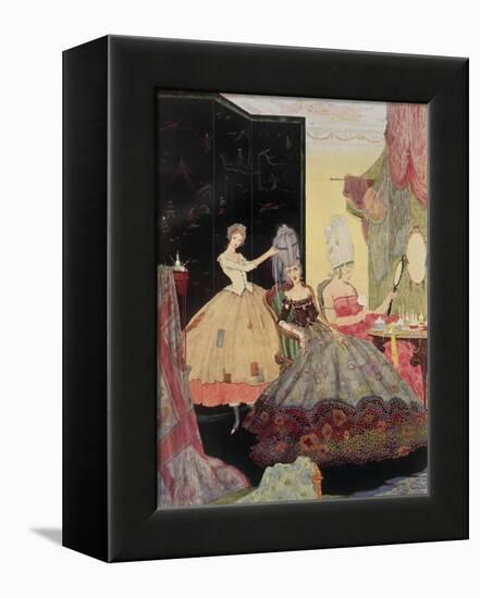 Cinderella From an Illustrated Children's Book.-null-Framed Premier Image Canvas