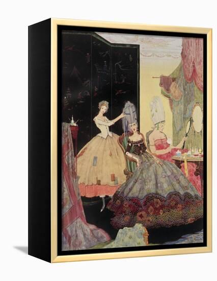 Cinderella From an Illustrated Children's Book.-null-Framed Premier Image Canvas