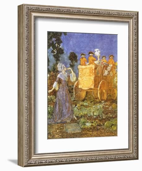 Cinderella, Gold Coach, 1915-Millicent Sowerby-Framed Giclee Print