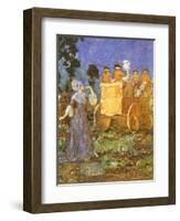 Cinderella, Gold Coach, 1915-Millicent Sowerby-Framed Giclee Print