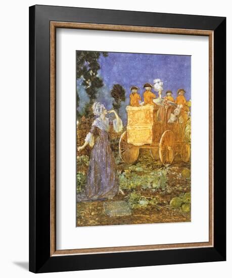 Cinderella, Gold Coach, 1915-Millicent Sowerby-Framed Giclee Print