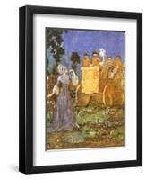 Cinderella, Gold Coach, 1915-Millicent Sowerby-Framed Giclee Print
