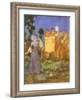 Cinderella, Gold Coach, 1915-Millicent Sowerby-Framed Giclee Print