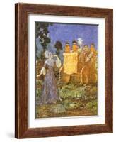 Cinderella, Gold Coach, 1915-Millicent Sowerby-Framed Giclee Print