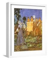 Cinderella, Gold Coach, 1915-Millicent Sowerby-Framed Giclee Print