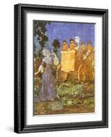 Cinderella, Gold Coach, 1915-Millicent Sowerby-Framed Giclee Print