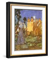 Cinderella, Gold Coach, 1915-Millicent Sowerby-Framed Giclee Print