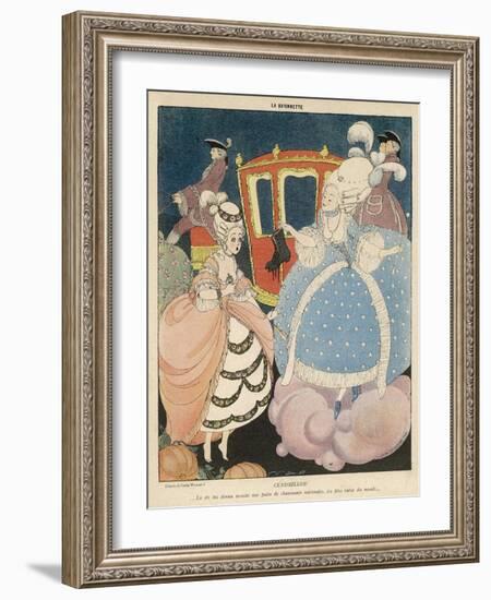 Cinderella is Given the Most Precious of All Gifts in War- Time France, a Pair of New Shoes-Gerda Wegener-Framed Art Print