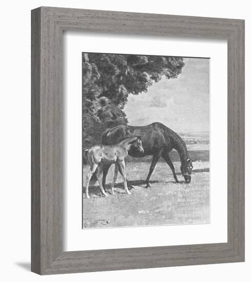 Cinderella with Warrior-Sir Alfred Munnings-Framed Premium Giclee Print