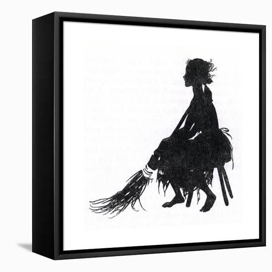 Cinderella-Arthur Rackham-Framed Premier Image Canvas