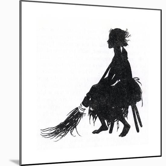 Cinderella-Arthur Rackham-Mounted Giclee Print