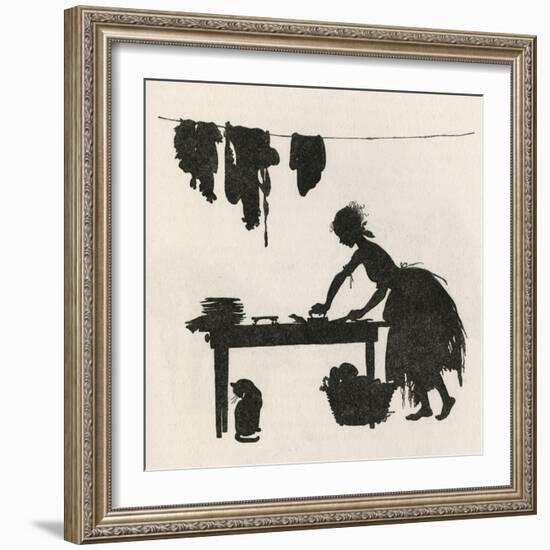 Cinderella-Arthur Rackham-Framed Photographic Print