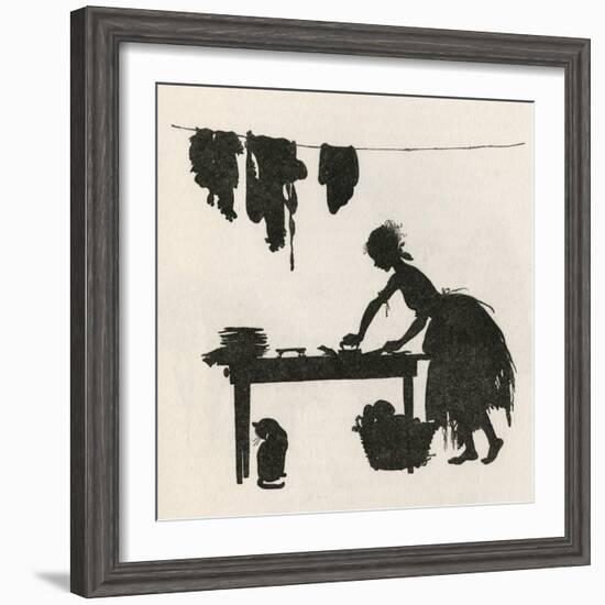 Cinderella-Arthur Rackham-Framed Photographic Print