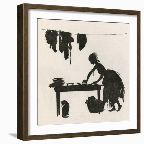 Cinderella-Arthur Rackham-Framed Photographic Print