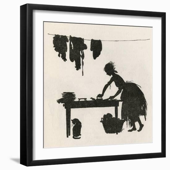 Cinderella-Arthur Rackham-Framed Photographic Print