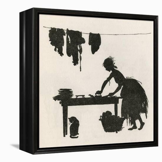 Cinderella-Arthur Rackham-Framed Premier Image Canvas