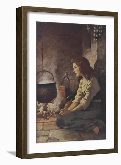 Cinderella-Jessie Willcox-Smith-Framed Giclee Print