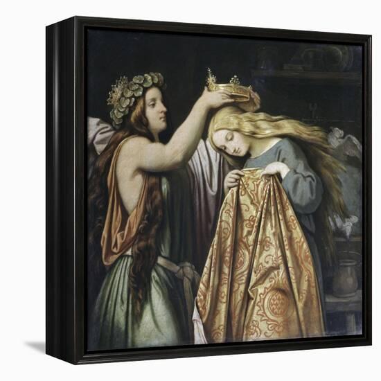 Cinderella-Moritz Ludwig von Schwind-Framed Premier Image Canvas