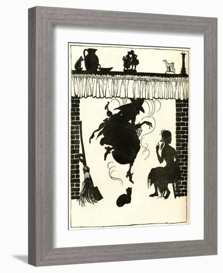 Cinderella-Arthur Rackham-Framed Art Print