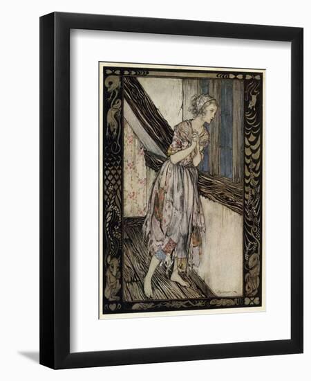 Cinderella-Arthur Rackham-Framed Art Print