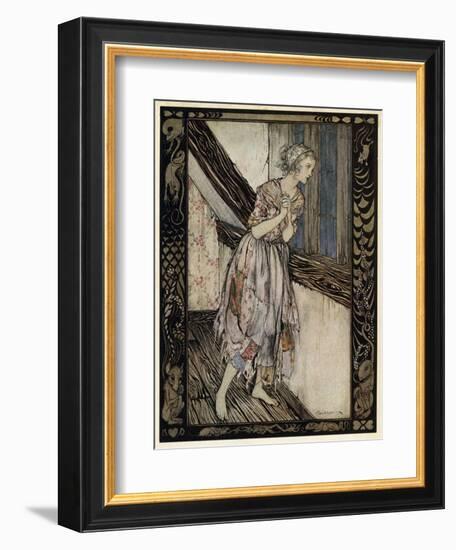 Cinderella-Arthur Rackham-Framed Art Print