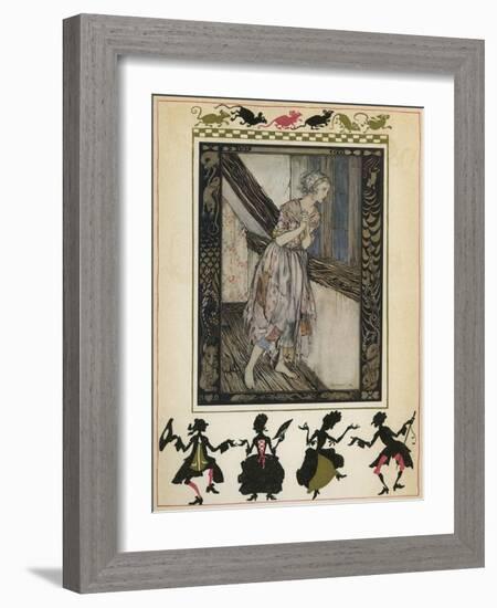 Cinderella-Arthur Rackham-Framed Art Print