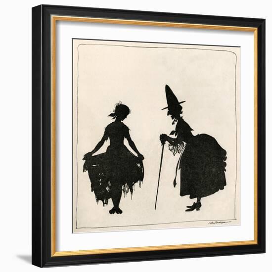 Cinderella-Arthur Rackham-Framed Art Print