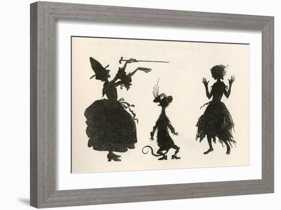 Cinderella-Arthur Rackham-Framed Art Print