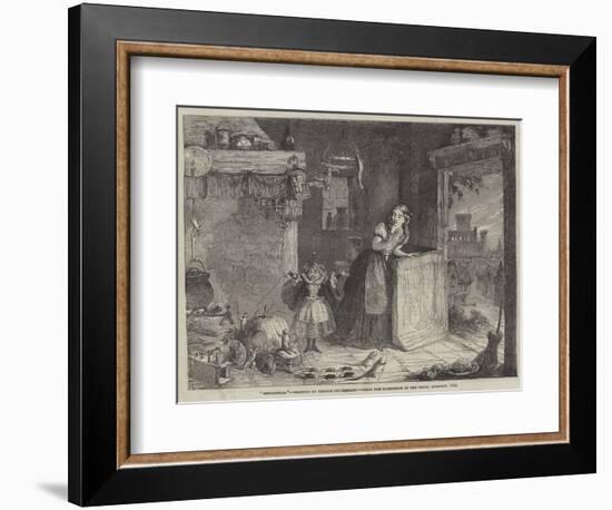 Cinderella-George Cruikshank-Framed Giclee Print