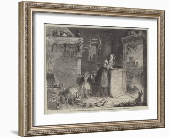 Cinderella-George Cruikshank-Framed Giclee Print