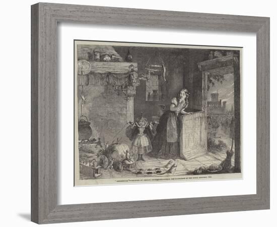 Cinderella-George Cruikshank-Framed Giclee Print