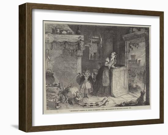 Cinderella-George Cruikshank-Framed Giclee Print