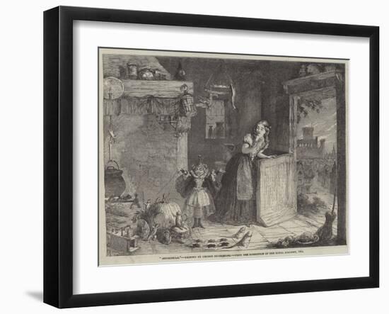 Cinderella-George Cruikshank-Framed Giclee Print